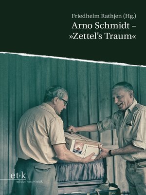 cover image of Arno Schmidt--"Zettel's Traum"